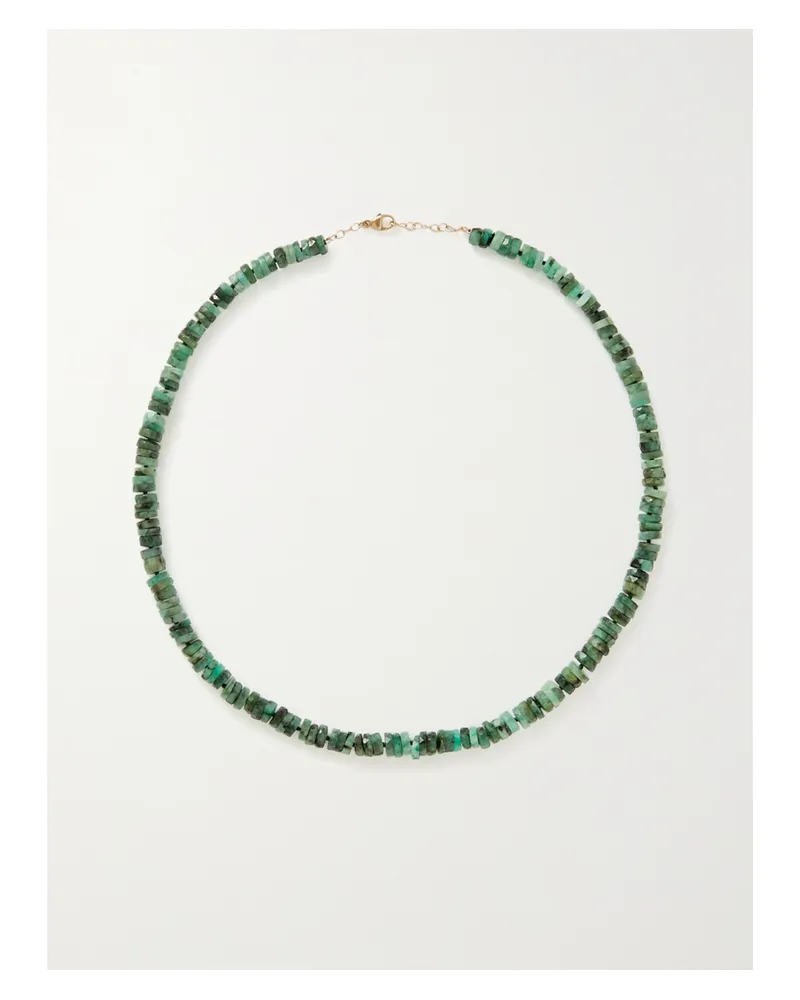 JIA JIA Kette Mit Smaragden Und Details Aus Gold - Grün Grün