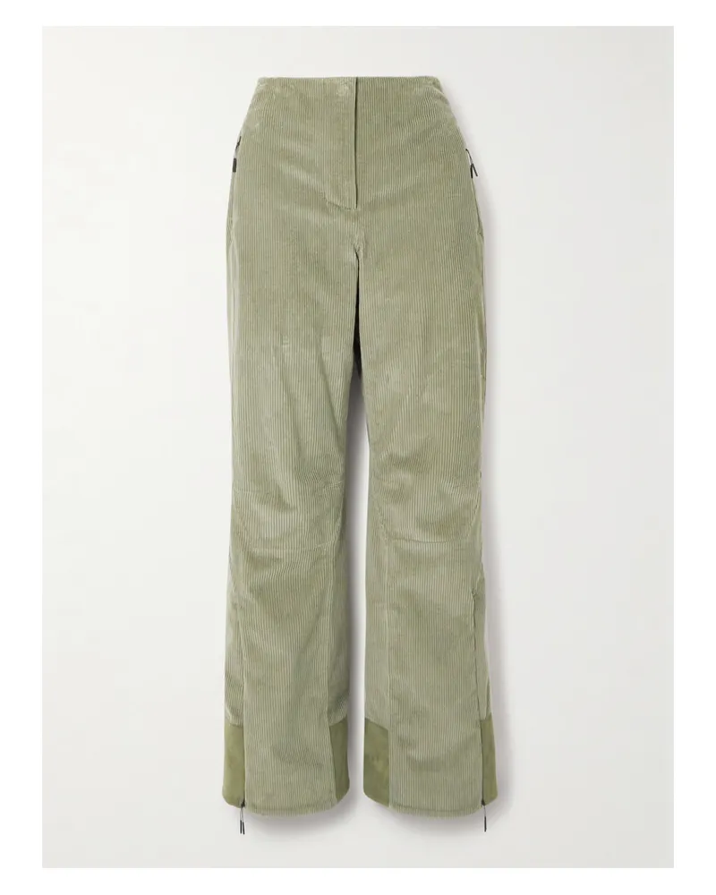 SEASE Akuna Skihose Mit Geradem Bein Aus Wattiertem Cord - Grün Grün