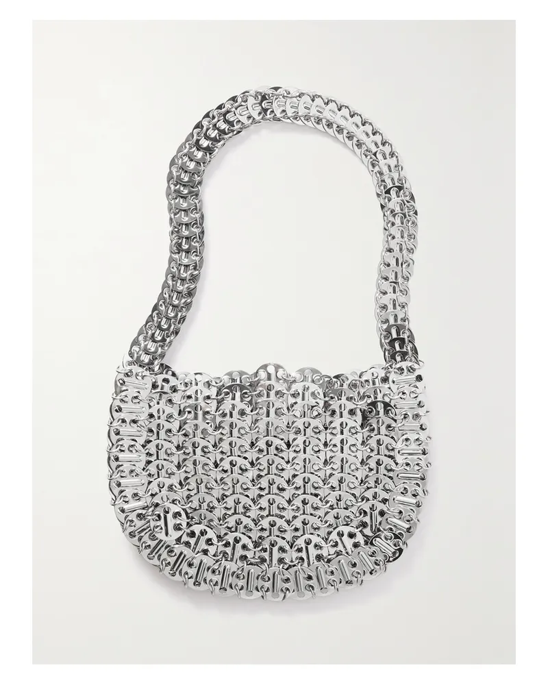 Paco Rabanne 1969 Moon Chainmail Shoulder Bag - Silver Silver