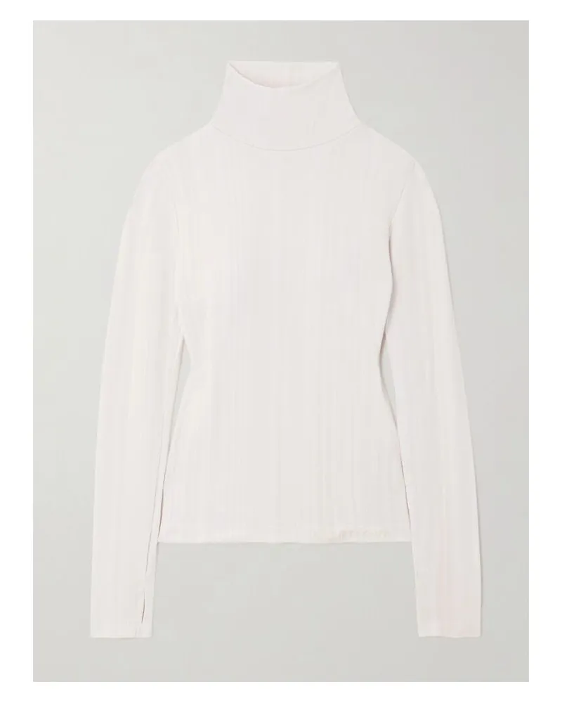 CORDOVA Sol Oberteil Aus Geripptem Stretch-jersey Mit Stehkragen - Creme Creme