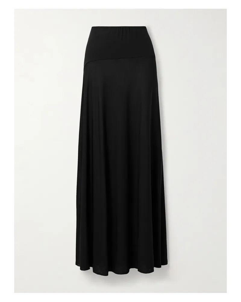 The Row Mirla Maxirock Aus Jersey - Schwarz Schwarz