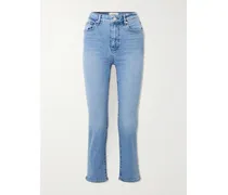 The Pencil Verkürzte, Hoch Sitzende Skinny Jeans - Blau