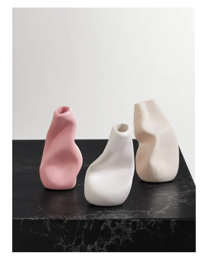 Completedworks Ekaterina Bazhenova Yamasaki Seam, Solitude & Wake – Set Aus Drei Keramikvasen - Pink Pink