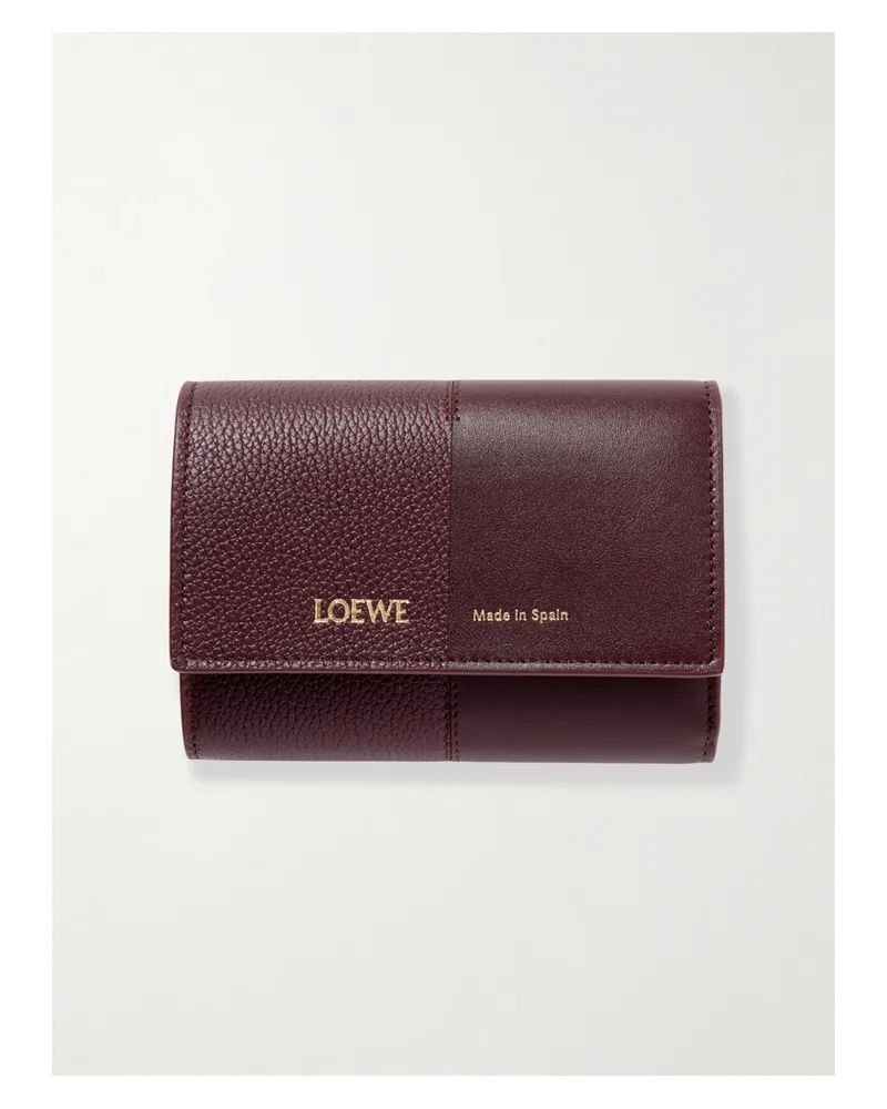 Loewe Portemonnaie Aus Leder - Burgunder Burgunder