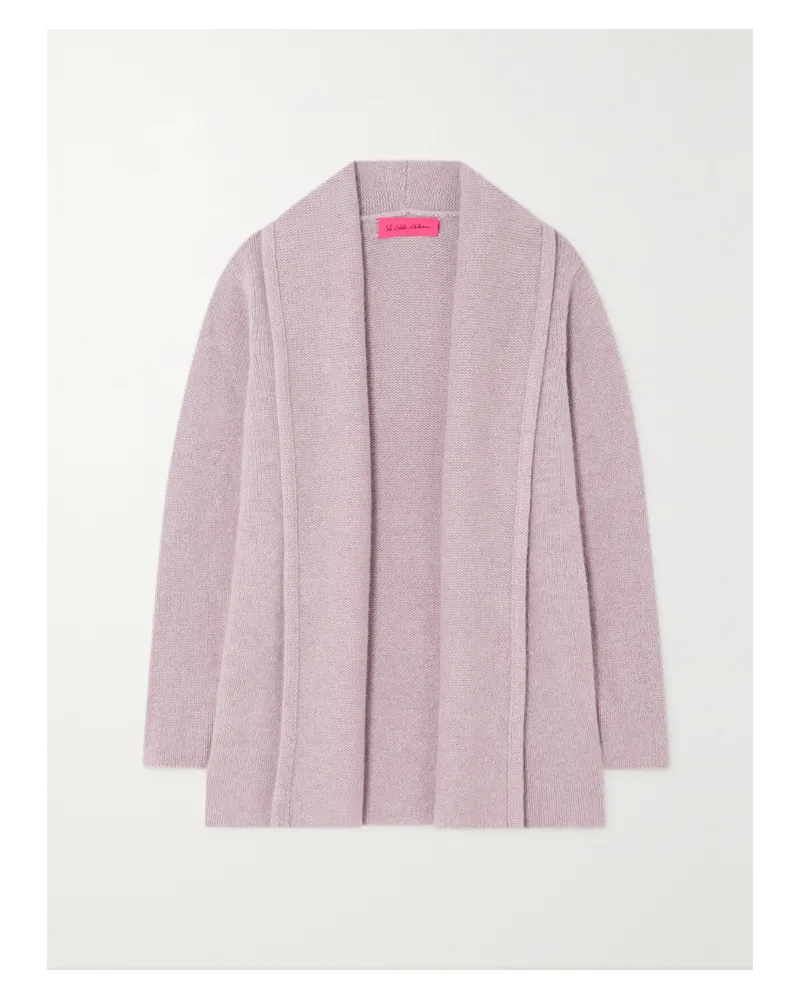 The Elder Statesman Cardigan Aus Kaschmir - Lila Lila