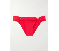 Grenada Bikini-höschen Mit Verzierungen - Rot