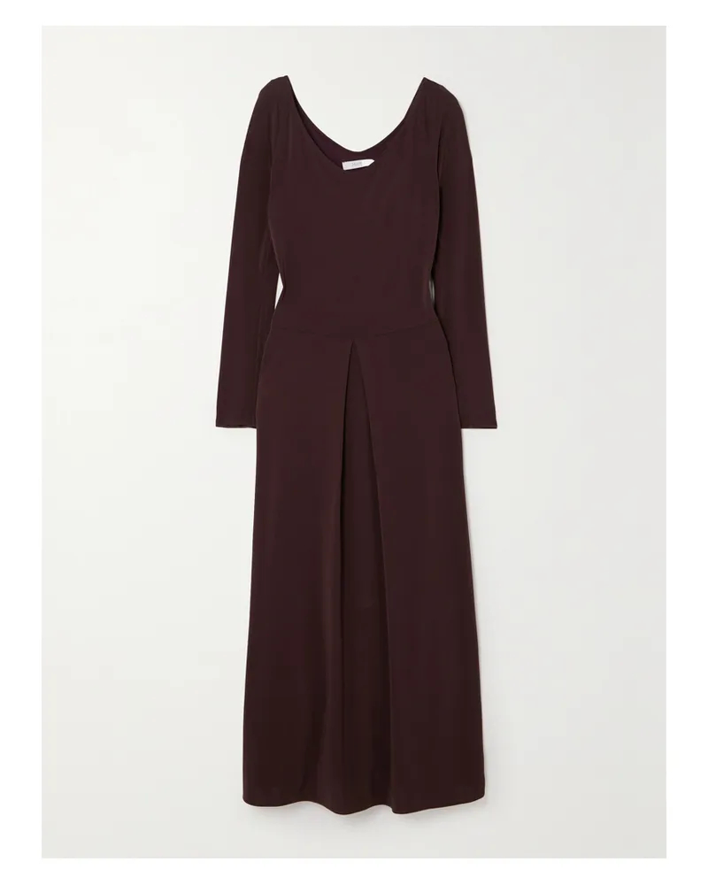 Max Mara Leisure Valido Maxikleid Aus Stretch-jersey - Rot Rot