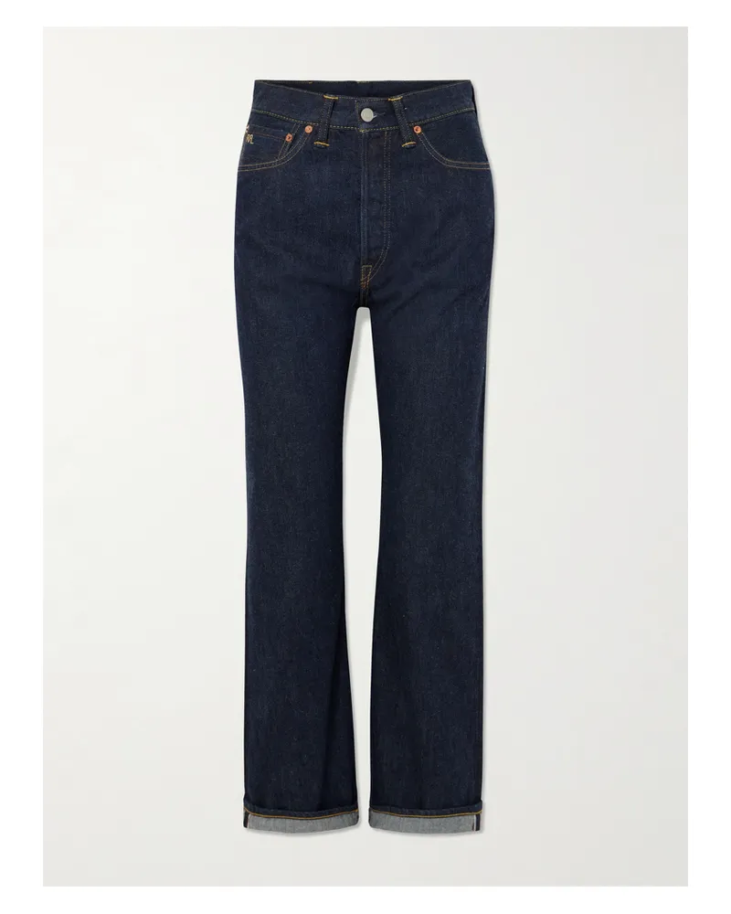 RRL High-rise Wide-leg Jeans - Blue Blue