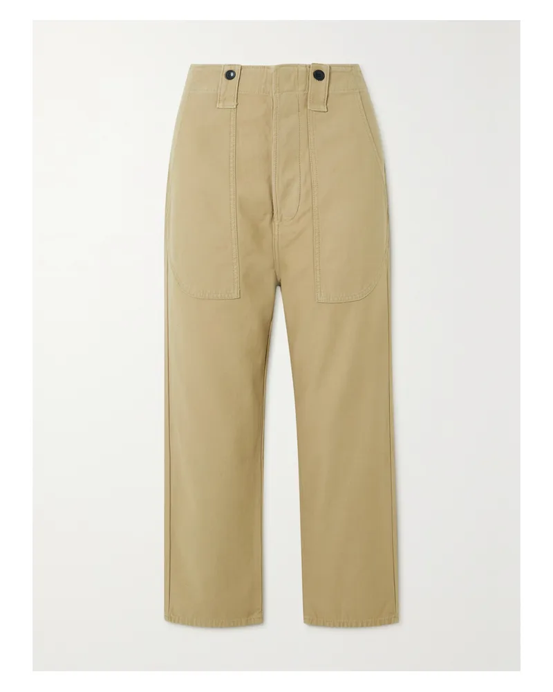 Citizens of humanity Net Sustain Pony Boy Hose Mit Geradem Bein Aus Biobaumwolle - Braun Braun