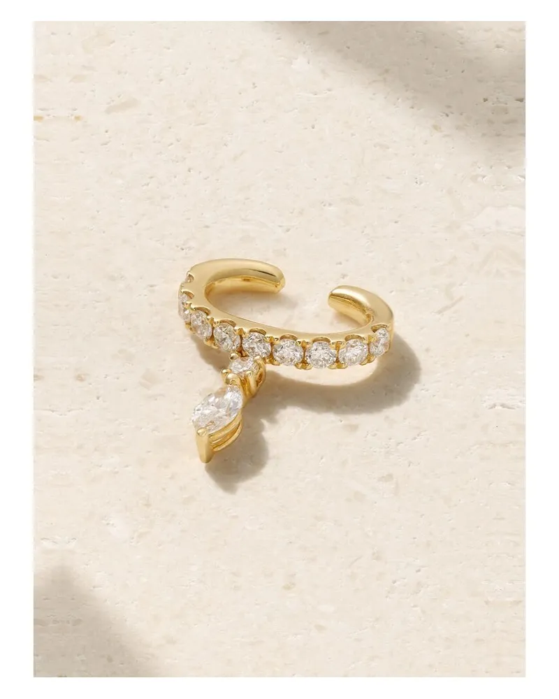 ANITA KO Daphne Ear Cuff Aus 18 Karat Gold Mit Diamanten Gold