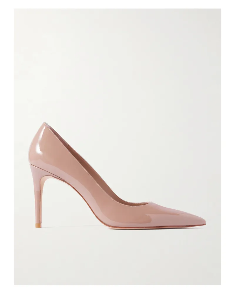 Stuart Weitzman Stuart Power Pumps Aus Lackleder - Neutral Neutral