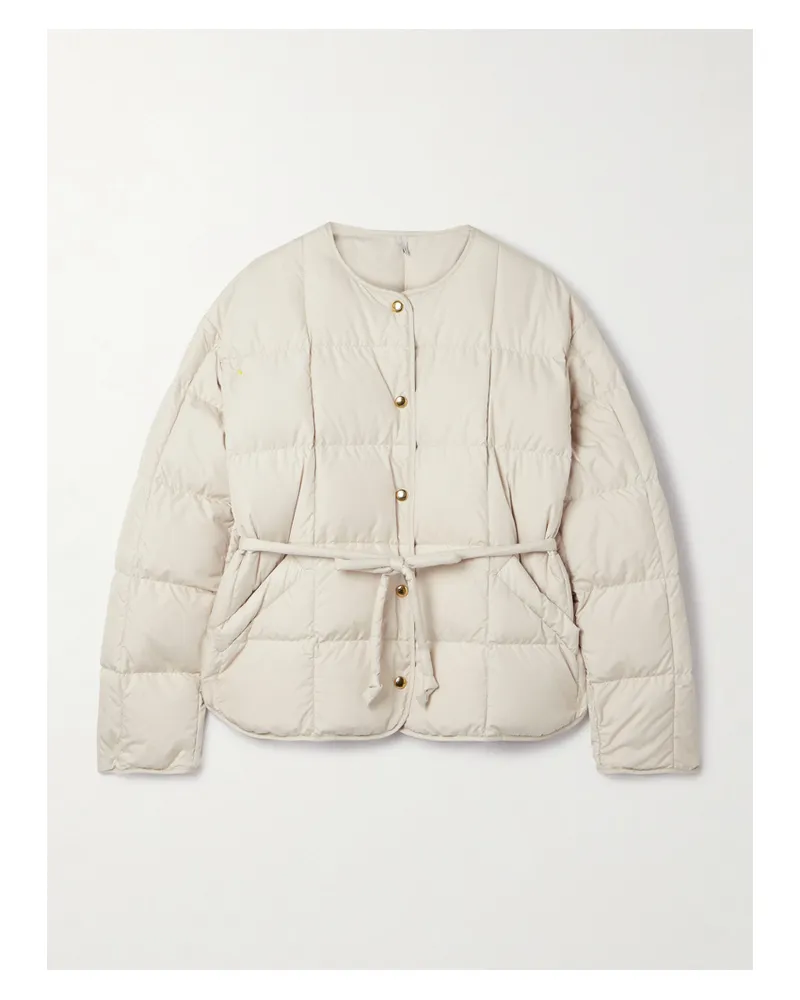 Moncler Caramagne Daunenjacke Aus Gestepptem Shell - Wollweiß Wollweiß