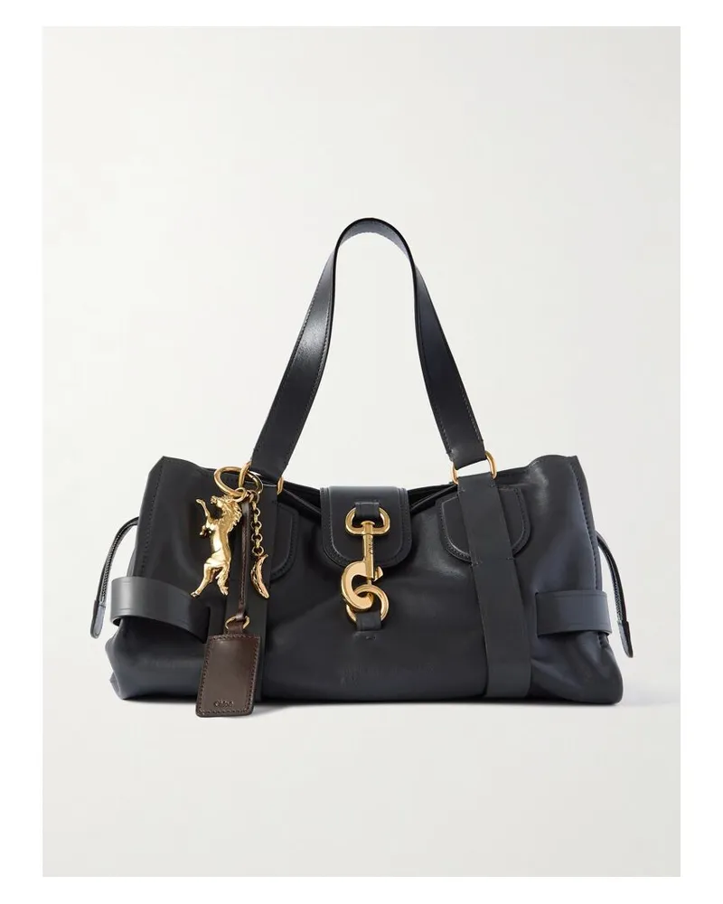 Chloé Kerala Schultertasche Aus Leder - Schwarz Schwarz