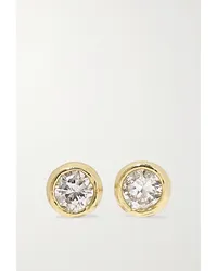 Jennifer Meyer Mini Bezel Ohrstecker aus 18 Karat Gold