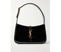 Le 5 À 7 Patent-leather Shoulder Bag - Black
