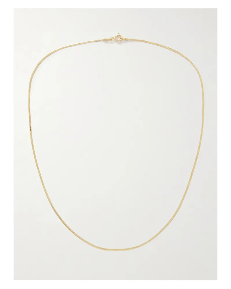 Loren Stewart Demi Herringbone-kette Aus Gold Gold