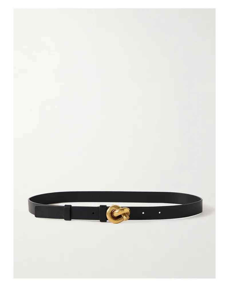 Bottega Veneta Leather Belt - Black Black