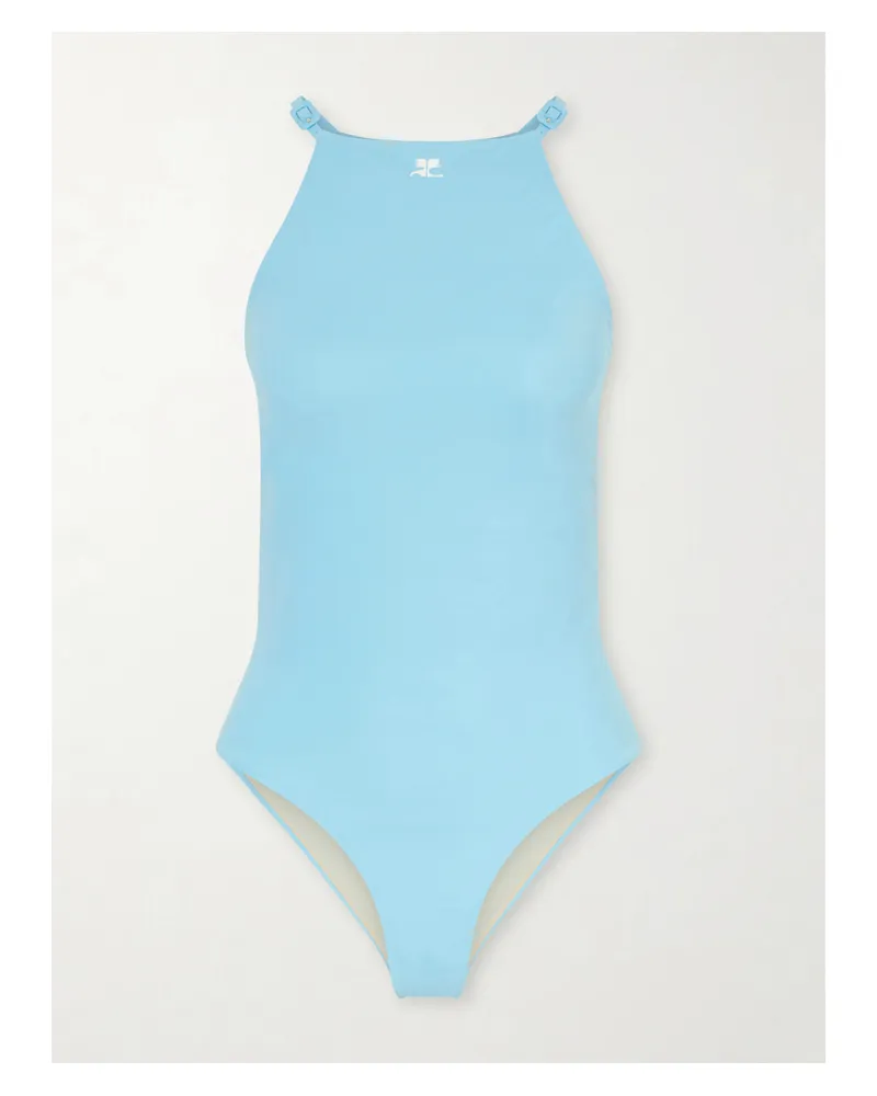 Courrèges Cut-out Swimsuit - Blue Blue