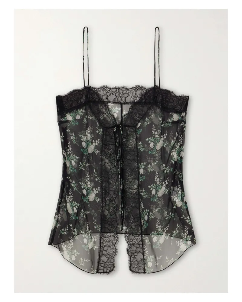 Dolce & Gabbana Silk And Cotton-blend Top - Black Black