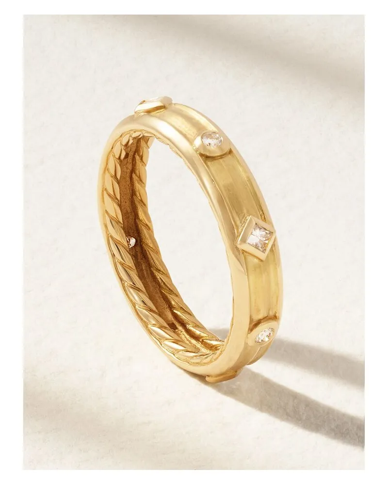 David Yurman Modern Renaissance Ring Aus 18 Karat Gold Mit Diamanten Gold