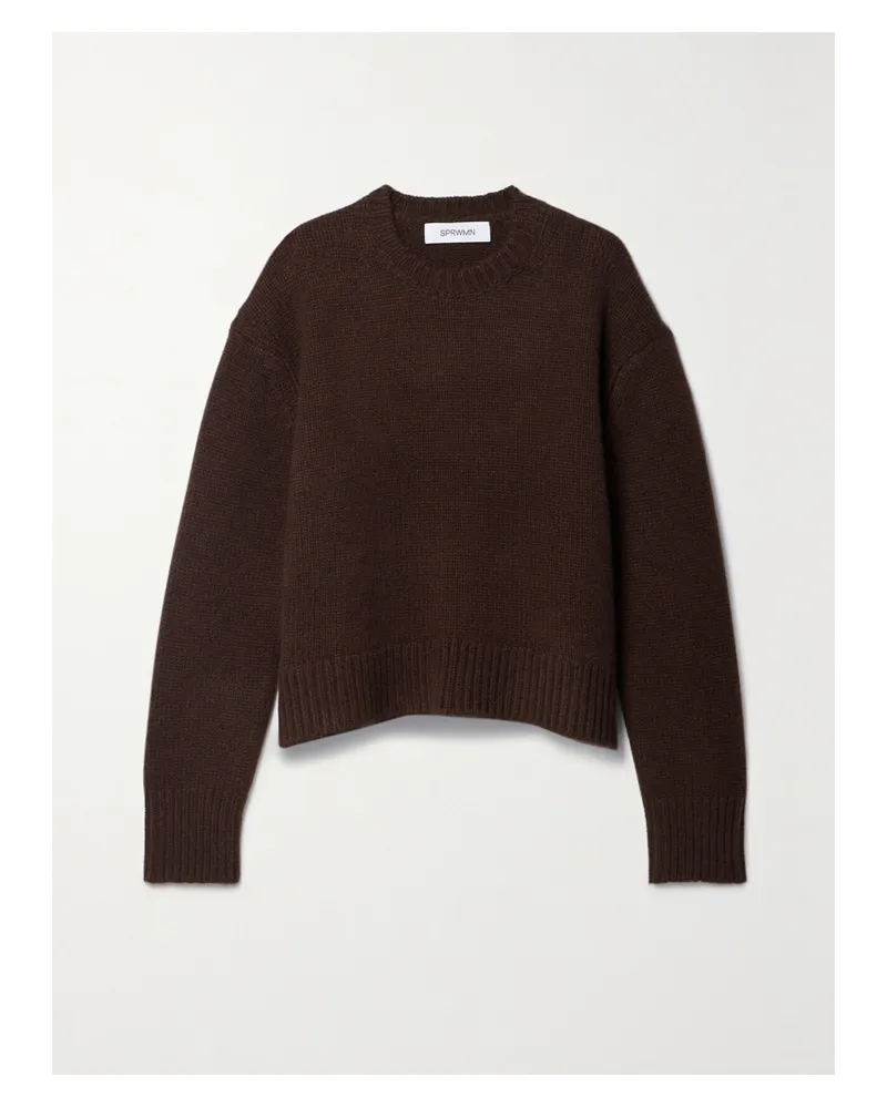 SPRWMN Kaschmirpullover - Braun Braun