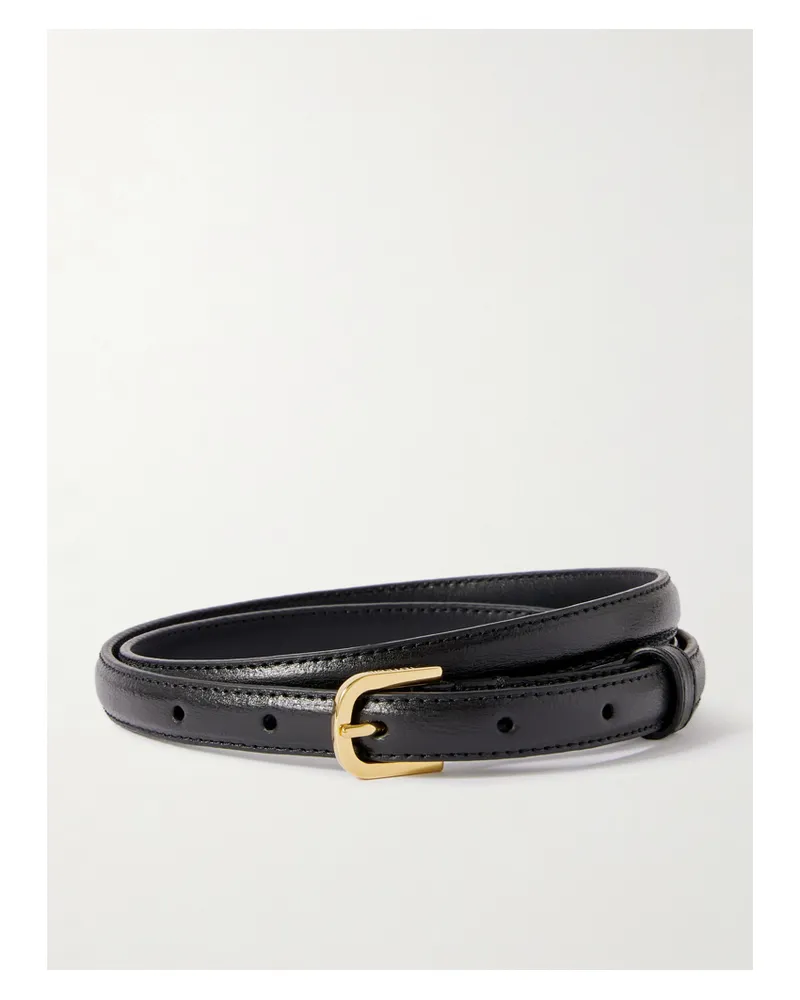 Totême Leather Belt - Black Black