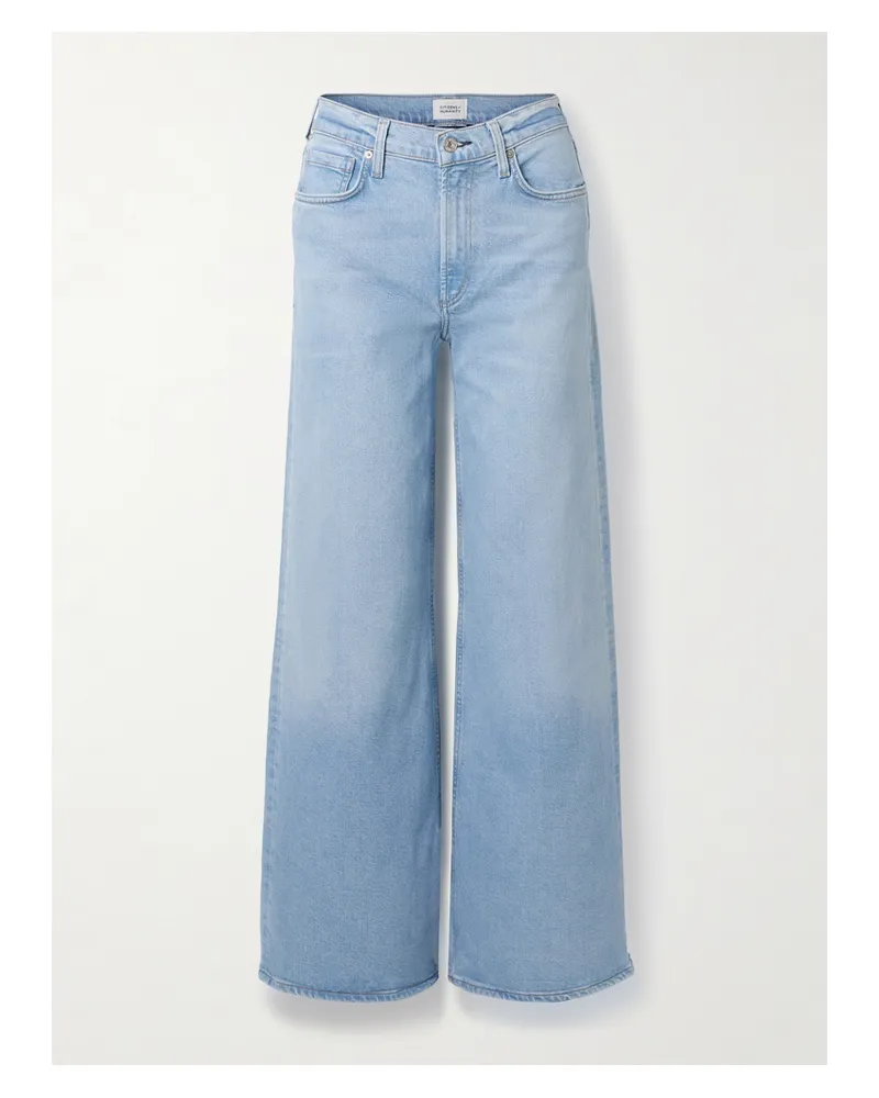 Citizens of humanity Loli Halbhohe Jeans Mit Weitem Bein - Blau Blau