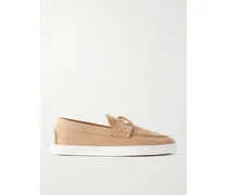 Chambeliboat Suede Loafers - Neutrals