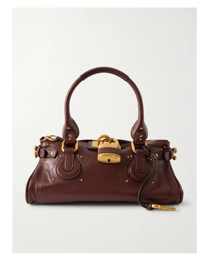 Chloé Paddington Tote Aus Leder Mit Verzierungen - Braun Braun