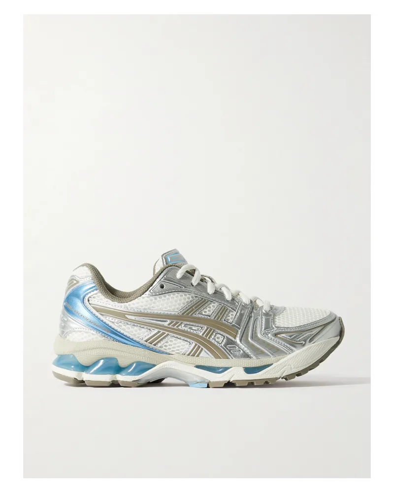 Asics Gel-kayano 14 Sneakers aus Mesh und Kunstleder Creme