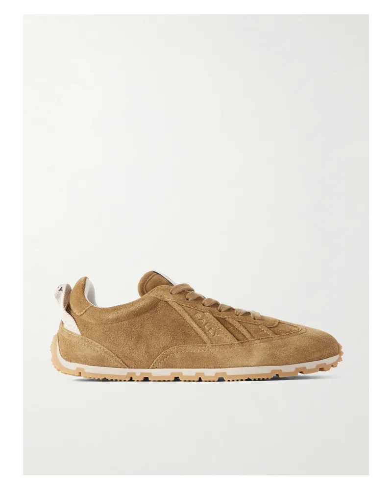 Bally Quest Sneakers Aus Veloursleder Mit Ripsband - Braun Braun