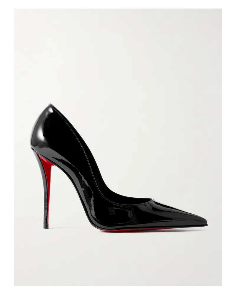 Christian Louboutin Miss Z 100 Patent-leather Pumps - Black Black