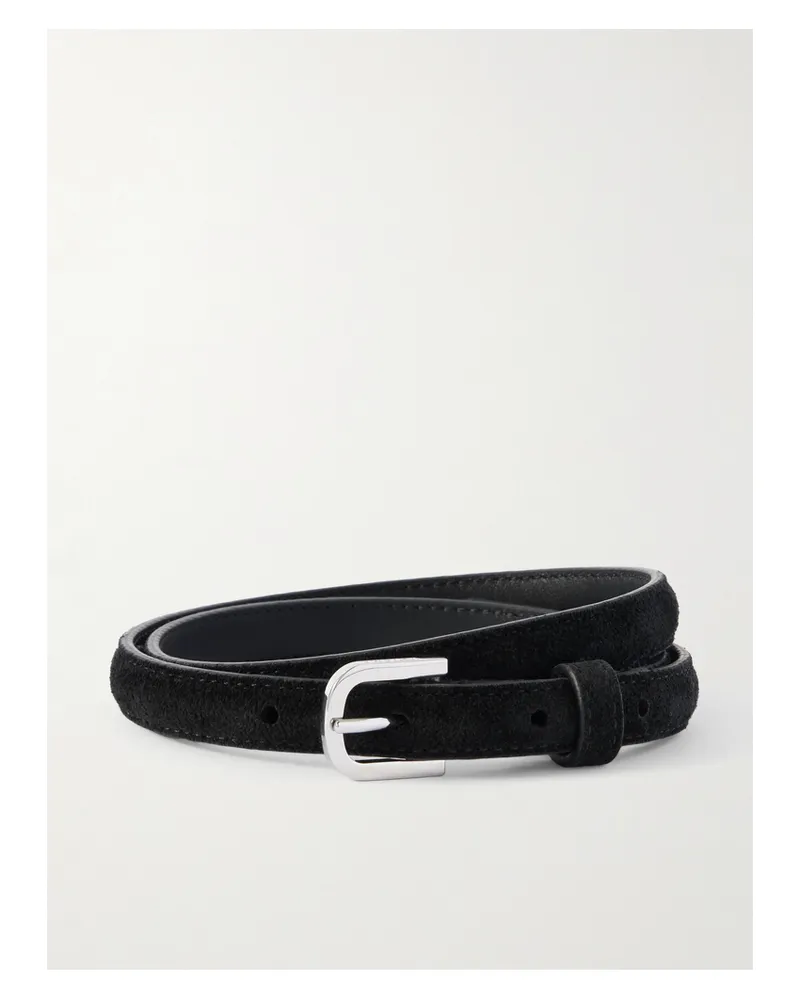 Totême Suede Belt - Black Black