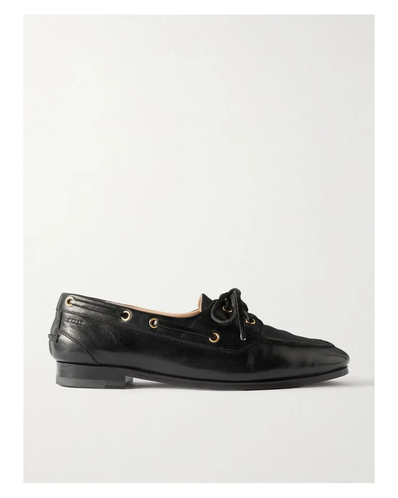 Bally Pathy Bootsschuhe Aus Leder - Schwarz Schwarz