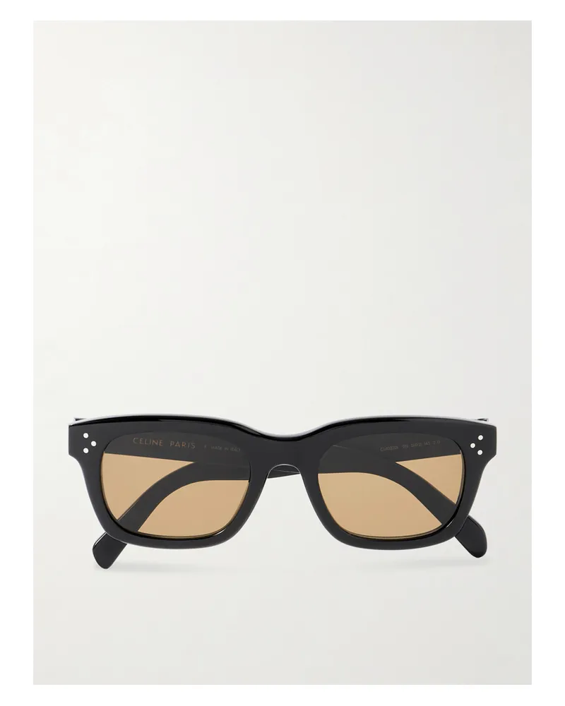 Celine Sonnenbrille Mit D-rahmen Aus Azetat - Schwarz Schwarz