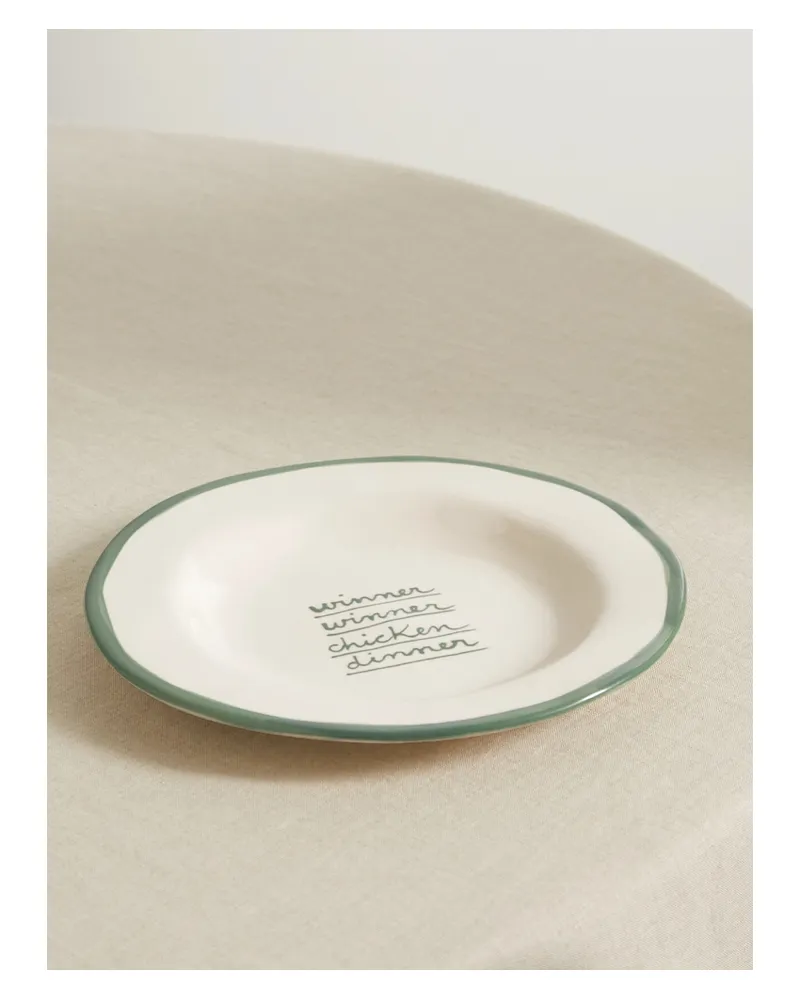 Laetitia Rouget 20 Cm Teller Aus Keramik - Weiß Weiß