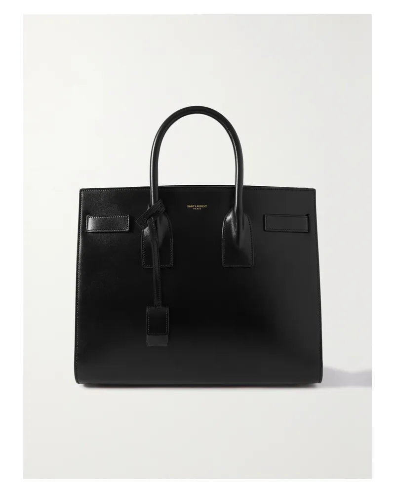 Saint Laurent Sac De Jour Small Leather Tote - Black Black