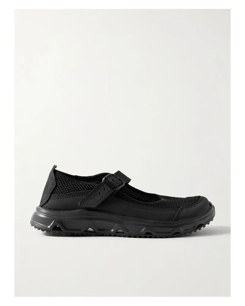 Salomon Rx Marie-jeanne Mary-jane-sneakers Aus Mesh Mit Gummi - Schwarz Schwarz
