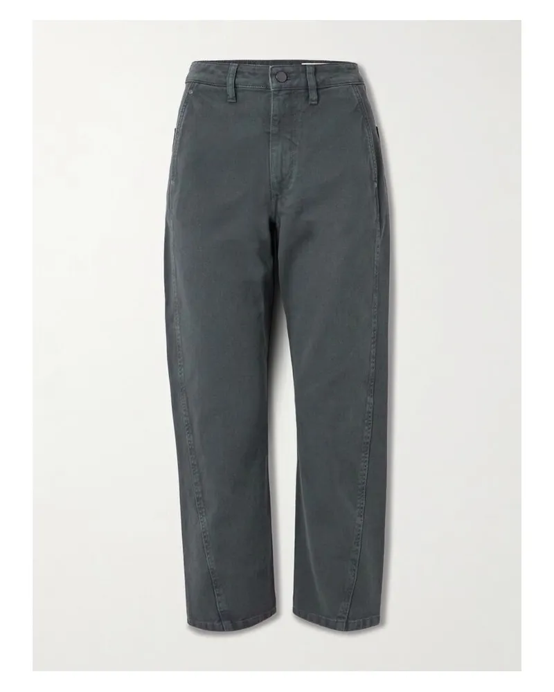 Christophe Lemaire Twisted Verkürzte, Hoch Sitzende Jeans Mit Geradem Bein - Blau Blau