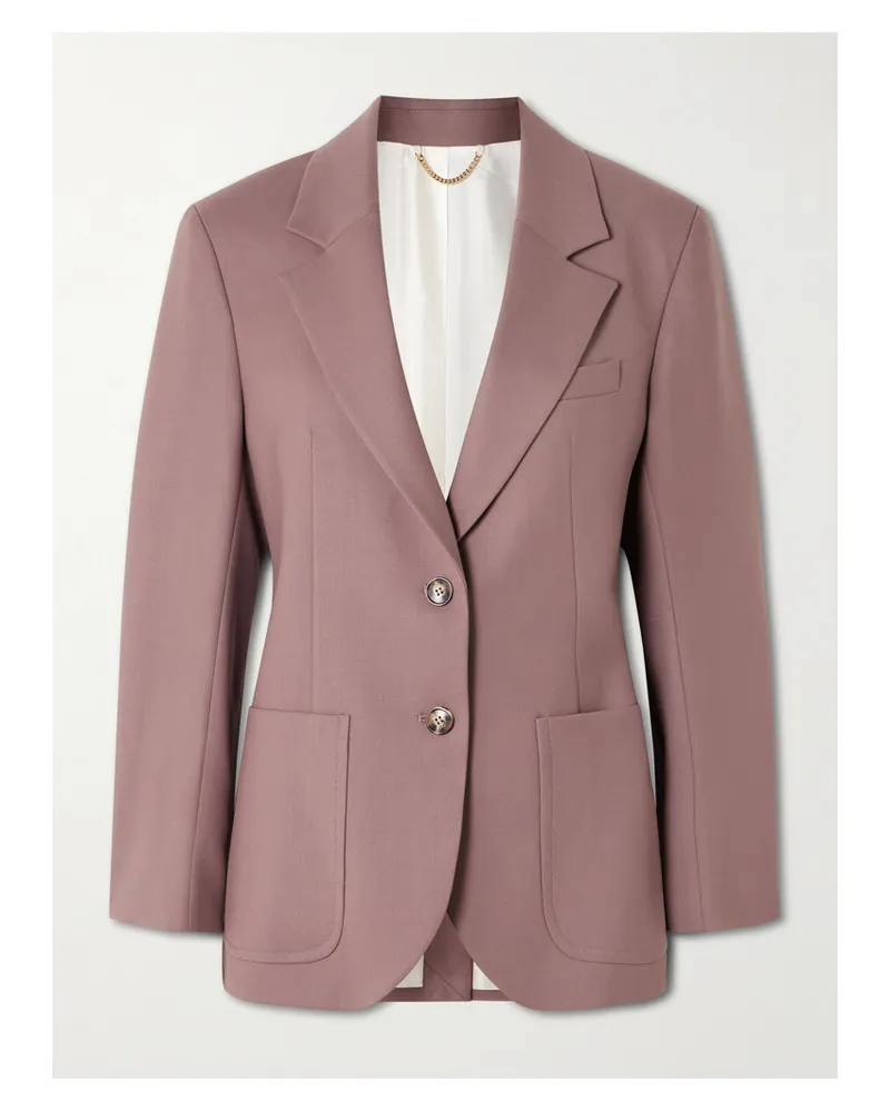 Victoria Beckham Blazer Aus Twill - Lila Lila