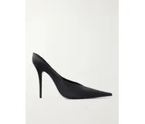 Anok Satin Pumps - Black