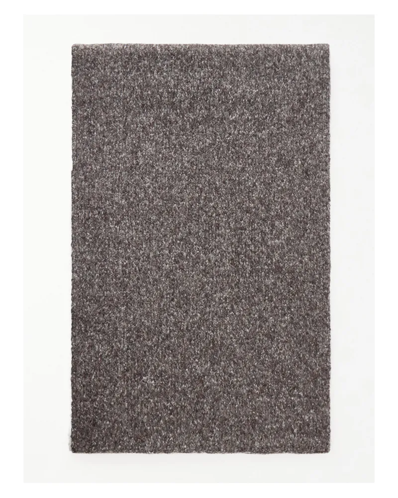 Johnstons of Elgin Brushed Cashmere And Silk-blend Scarf - Gray Gray