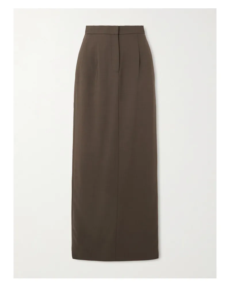 TOVE Fey Maxirock Aus Webstoff - Braun Braun