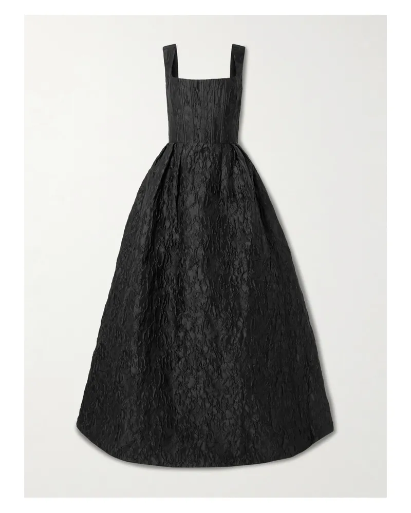 Rebecca Vallance Vanilla Dreams Robe Aus Cloqué - Schwarz Schwarz