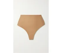 Fits Everybody High Waisted Thong – Ochre – String