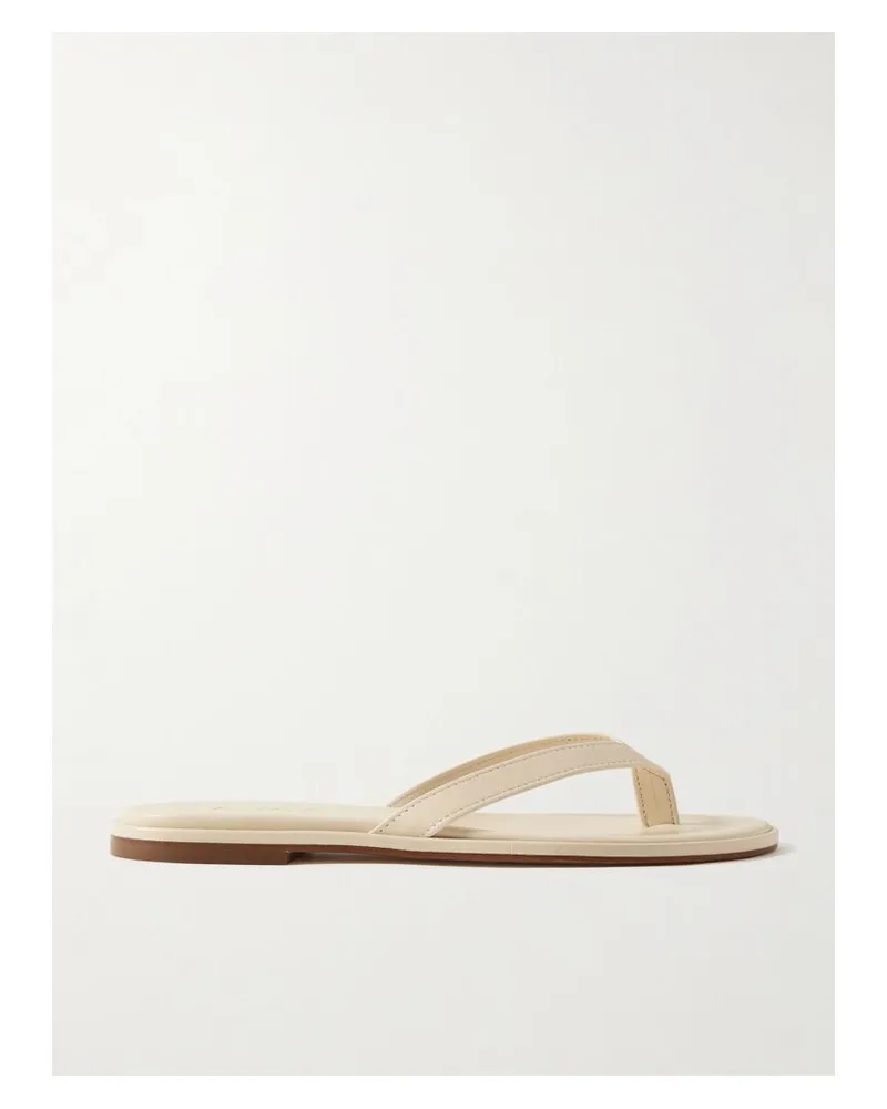 aeyde Melody Zehensandalen Aus Leder - Creme Creme