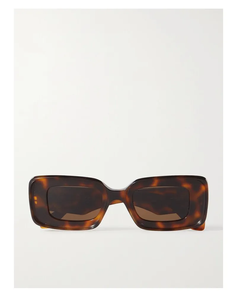 Loewe Sonnenbrille Mit Eckigem Rahmen Aus Azetat In Hornoptik Horn
