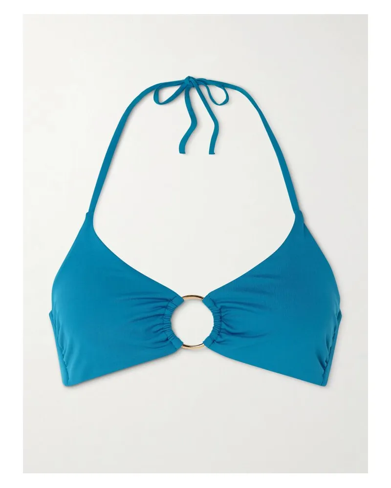 Melissa Odabash Hamburg Neckholder-bikini-oberteil Mit Verzierung - Blau Blau