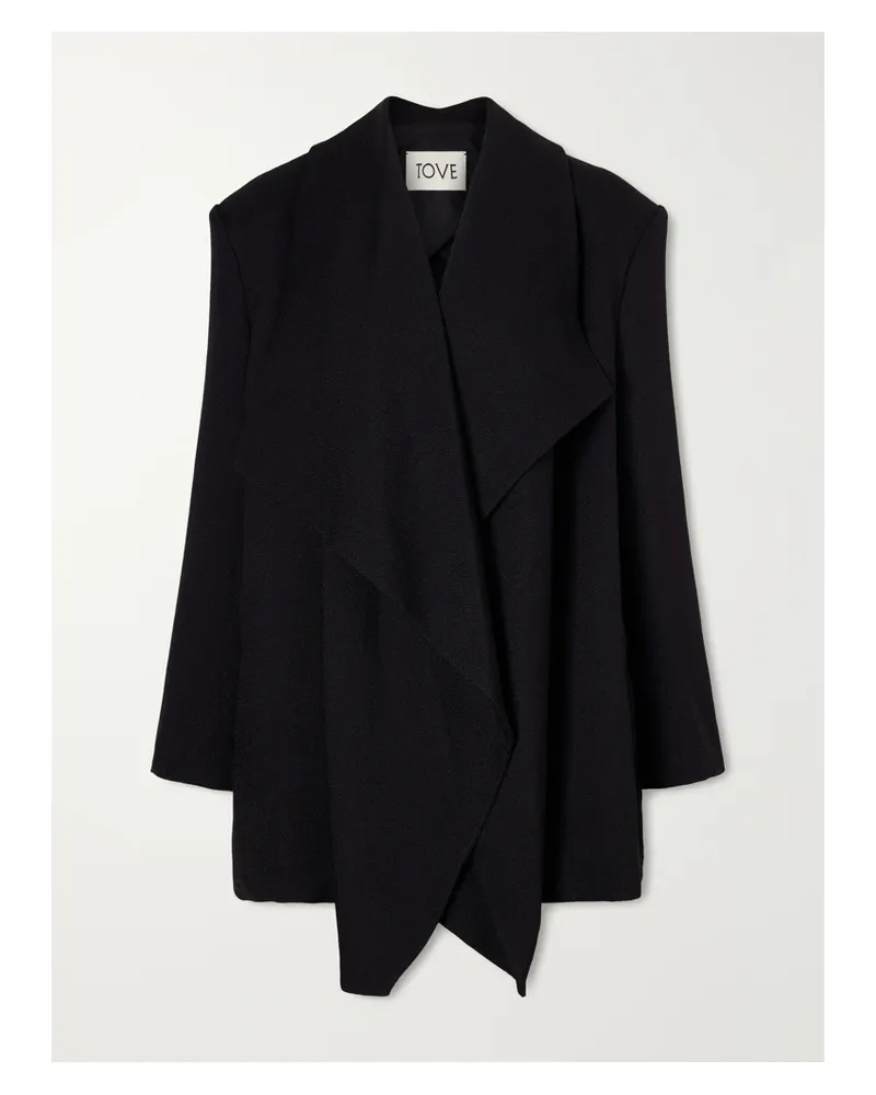 TOVE Goldie Crepe Blazer - Black Black