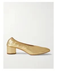 aeyde Gemma Pumps aus Metallic-leder Gold